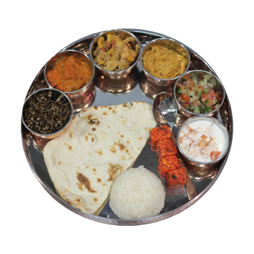 Thali Végétarien  6 Plats Différents